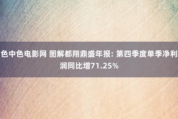 色中色电影网 图解都翔鼎盛年报: 第四季度单季净利润同比增71.25%